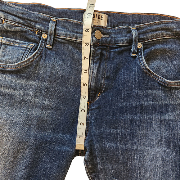 AGOLDE Isabel Slim Fit Boyfriend Starwood Slightly Distressed Jeans sz 29 ankle - Picture 9 of 13